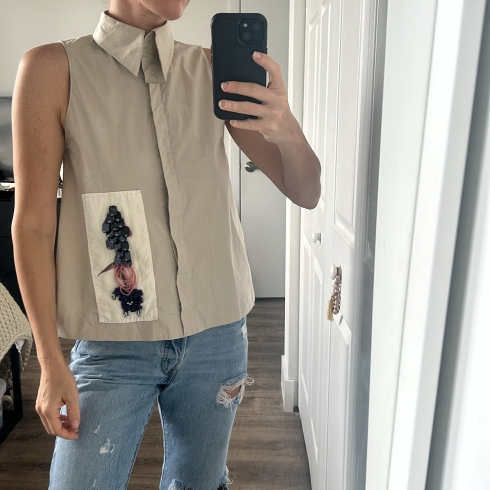 Dorothee Shumacher boxy embellished blouse